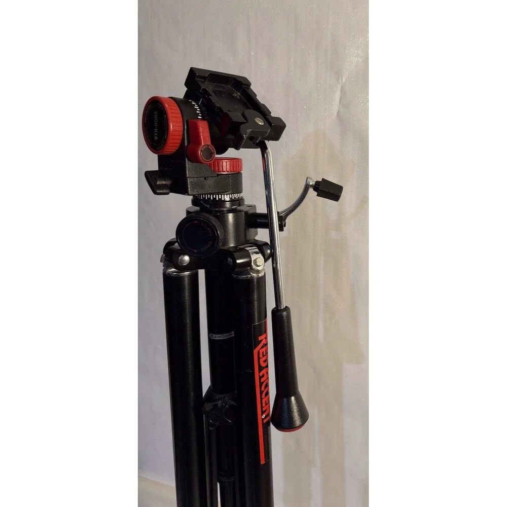 Tripod Red Accent Professional VTR-90RA for Camera/Camcorder.